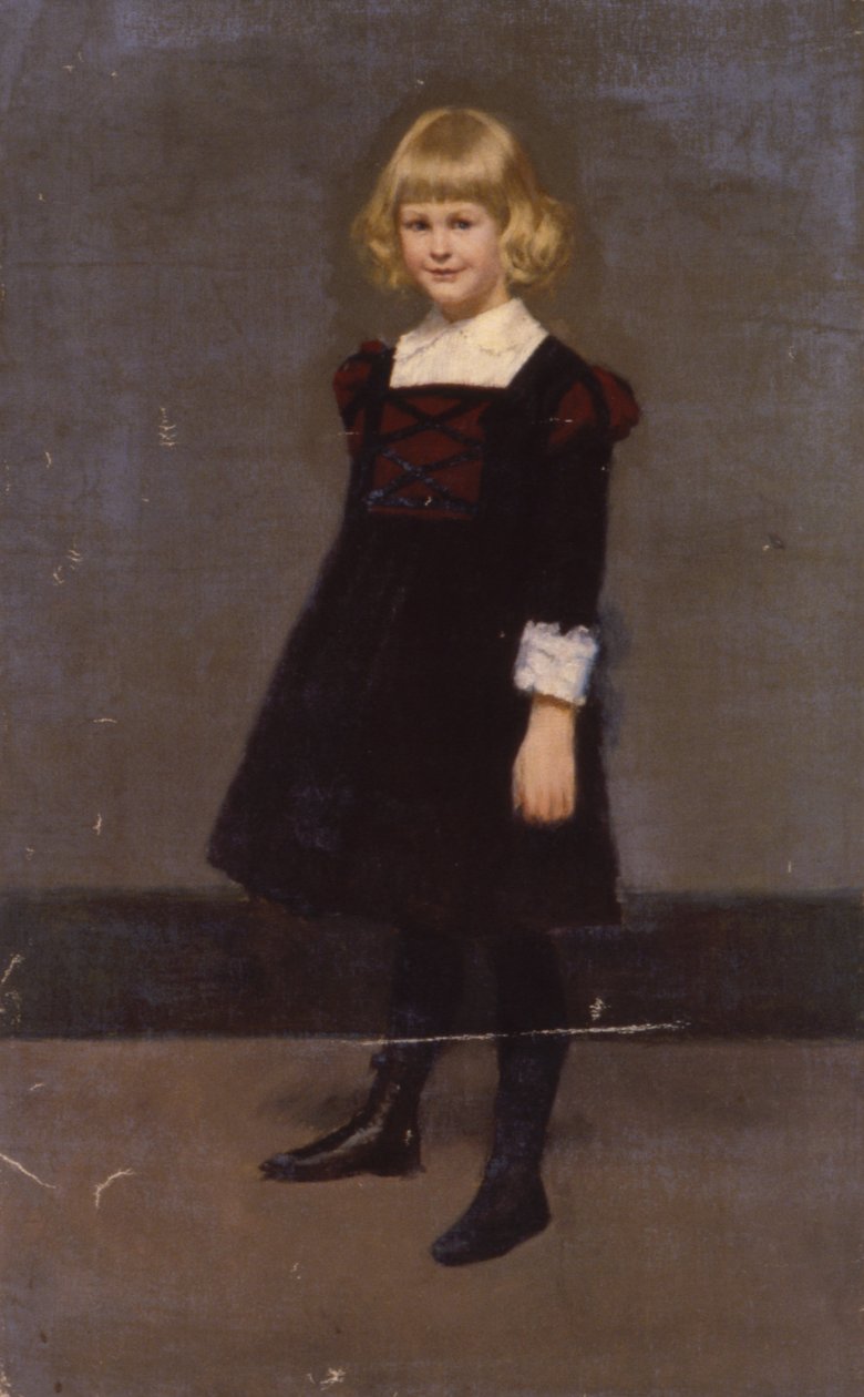 Nimetön, Nuoren tytön muotokuva, n. 1900. tekijältä Kenyon Cox