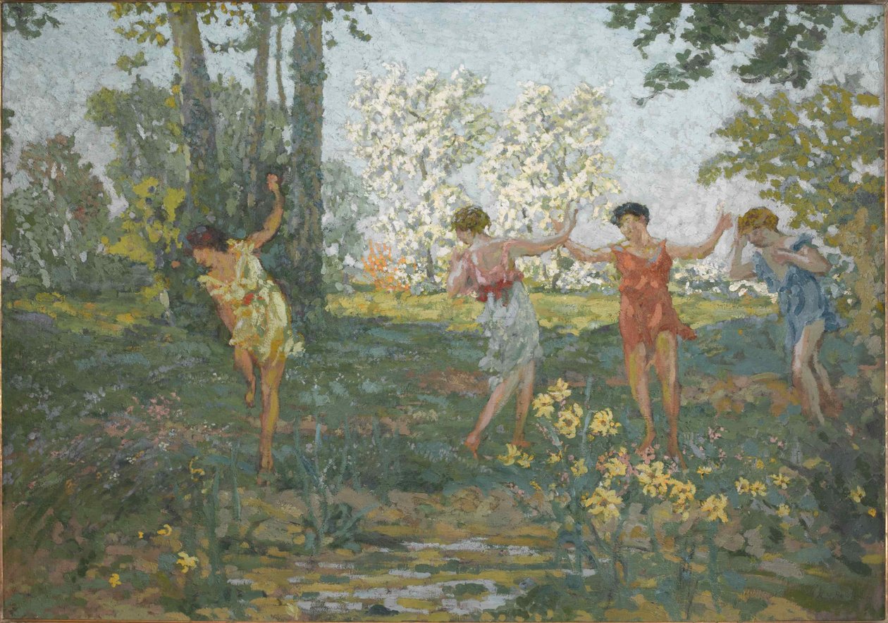 Käärmeen purema Eurydice, 1913. tekijältä Ker Xavier Roussel