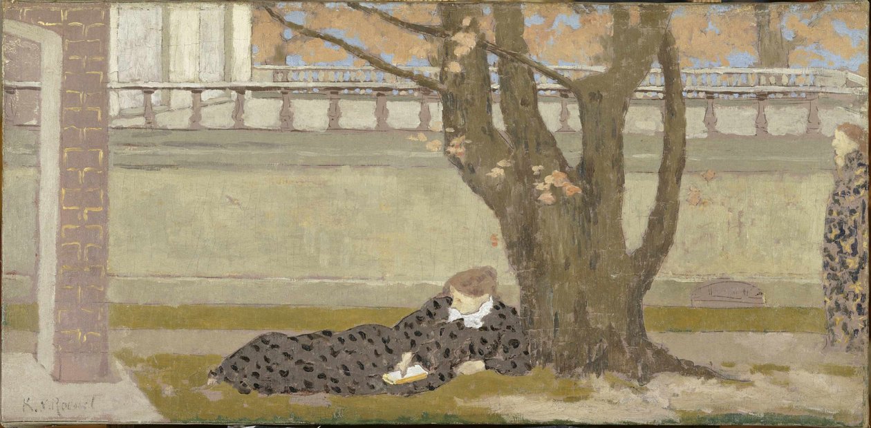 Terassi, noin 1892. tekijältä Ker Xavier Roussel