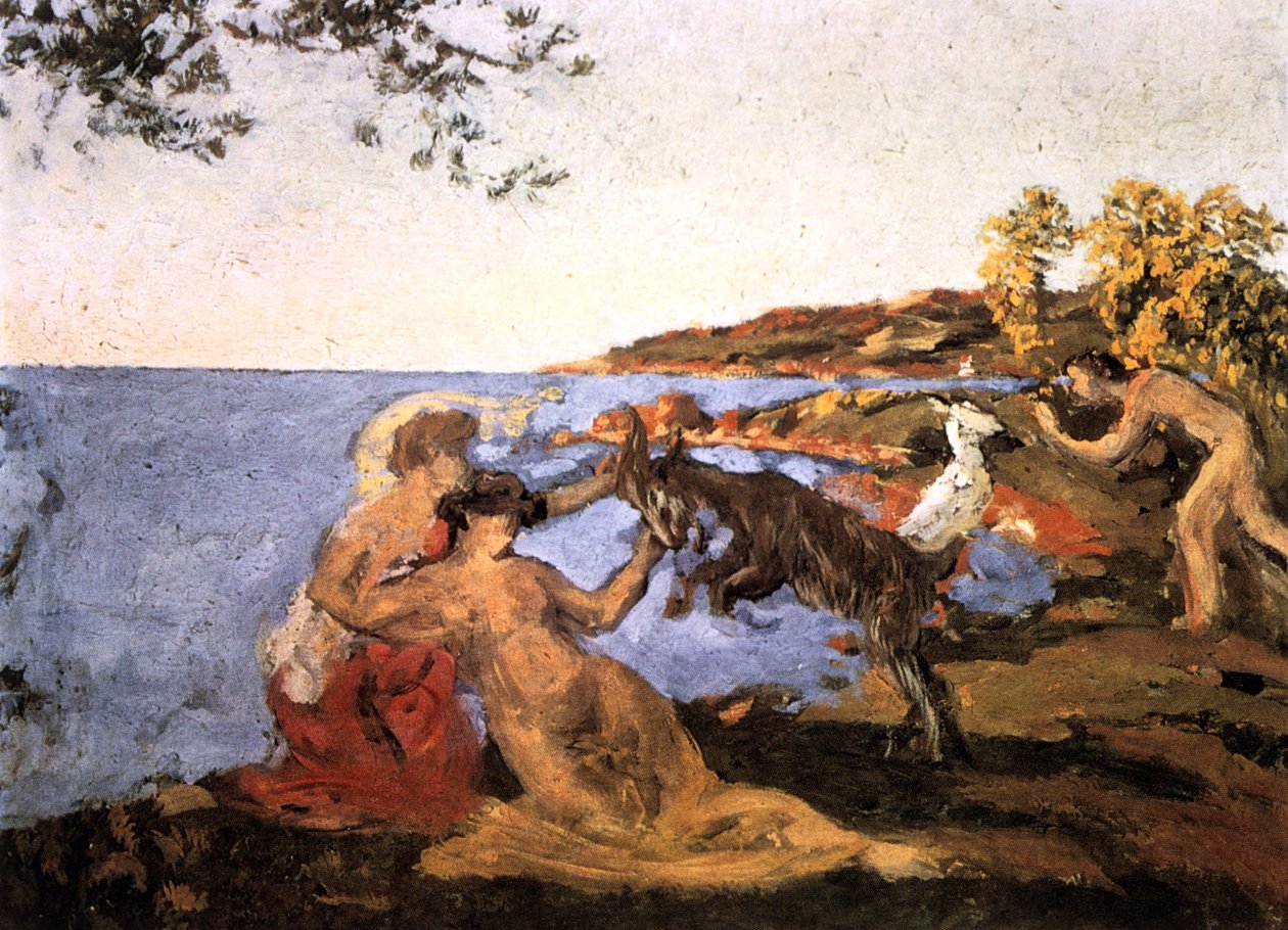 Mytologinen aihe, 1903 tekijältä Ker Xavier Roussel