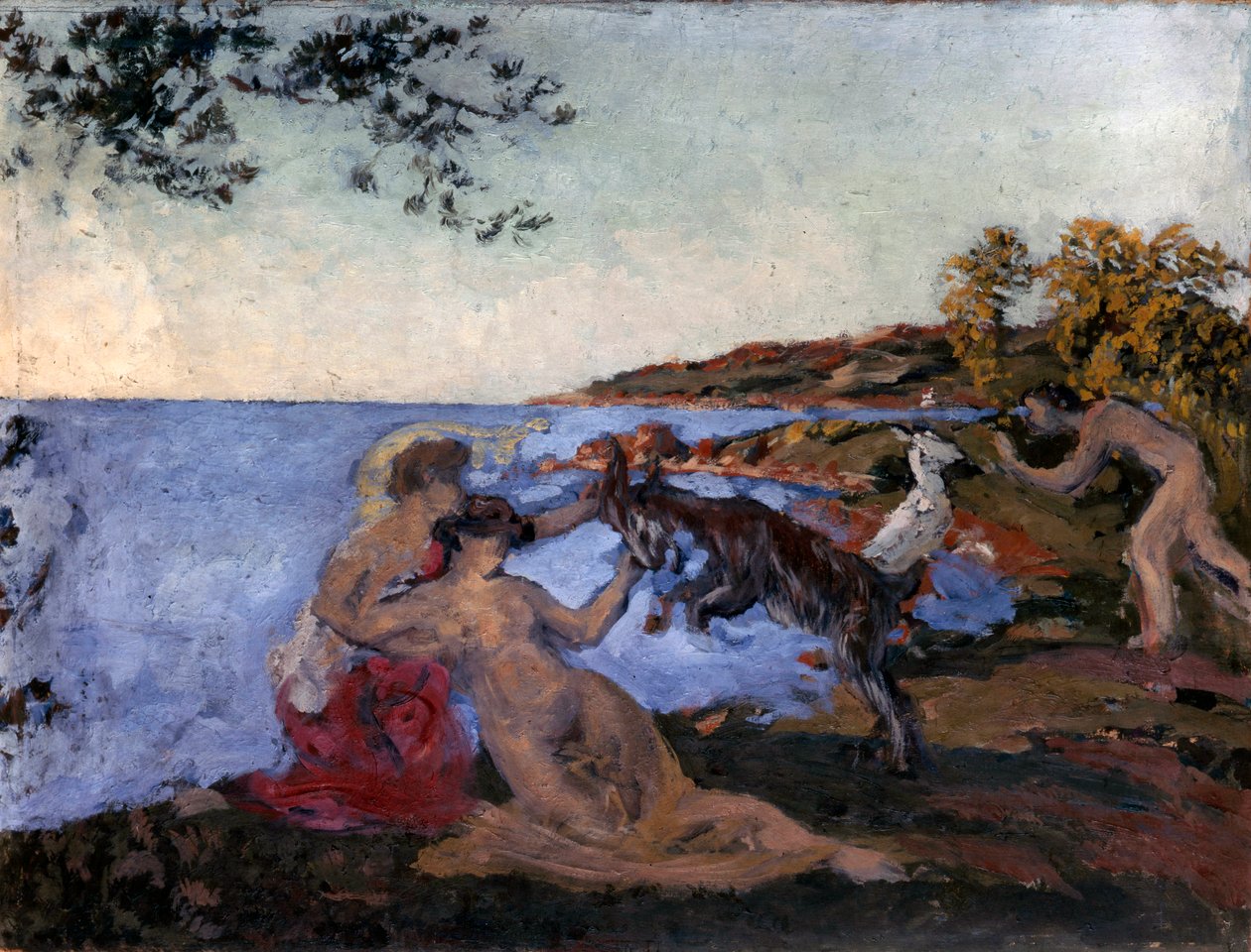 Mytologinen aihe, c1903 tekijältä Ker Xavier Roussel