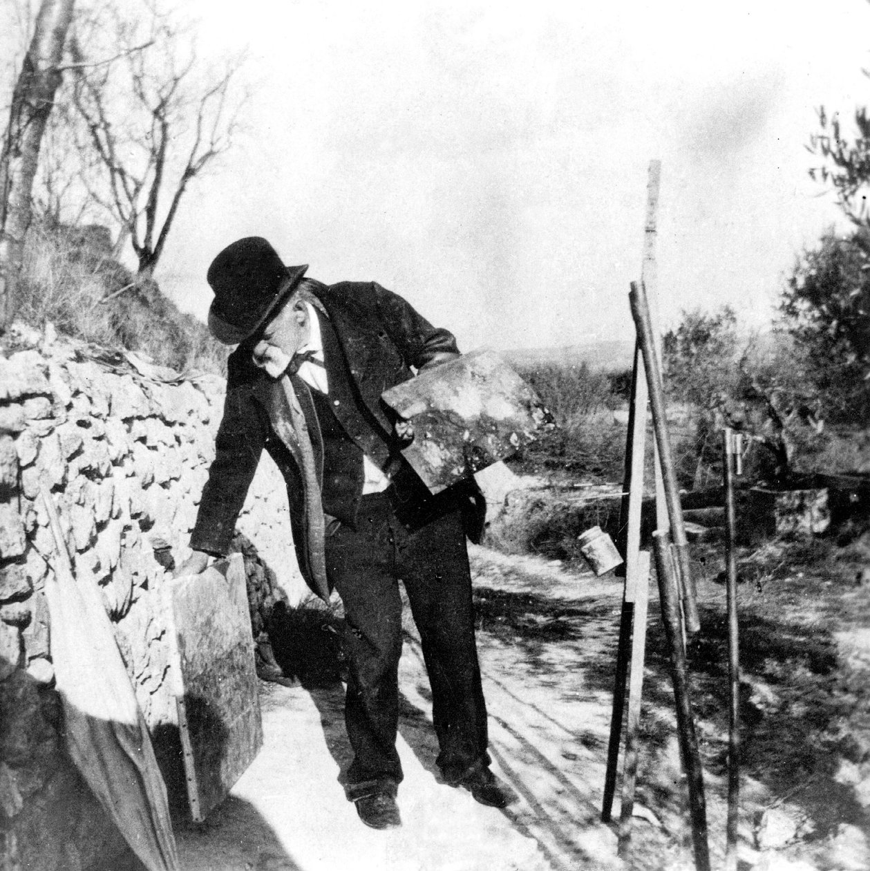 Paul Cezanne maalaus Aix-en-Provencessa tekijältä Ker Xavier Roussel