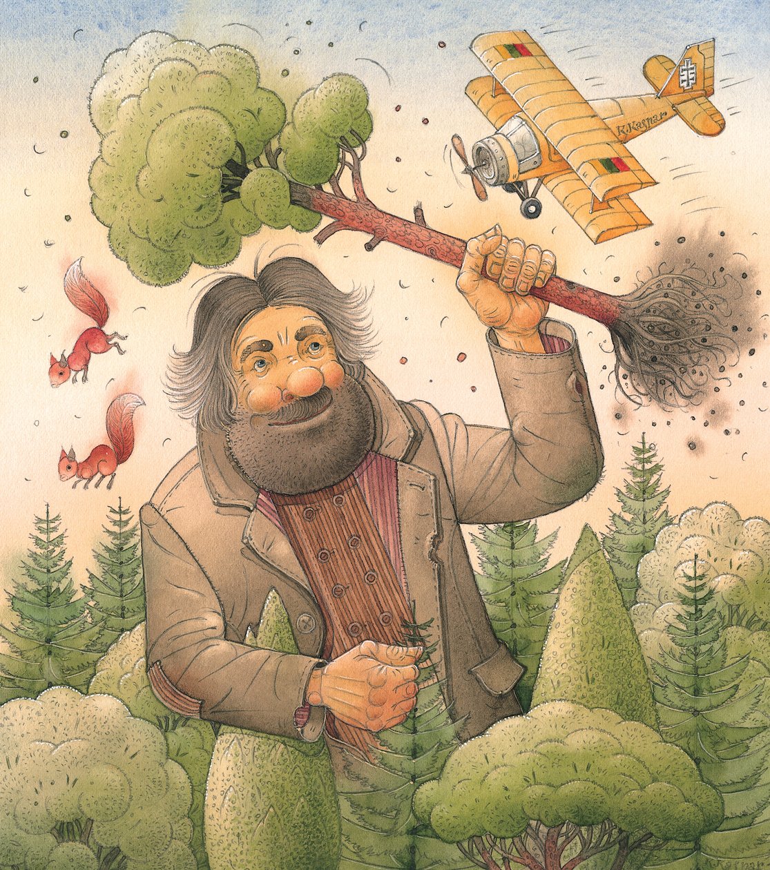 Giant, 2006 (wc paperilla) tekijältä Kestutis Kasparavicius