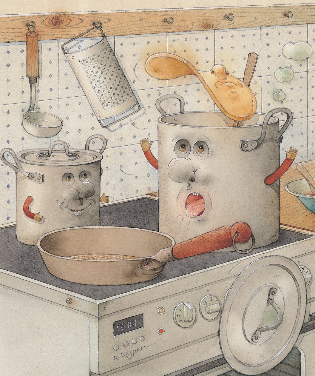 Keittiösarjassa, 2003 (wc paperilla) tekijältä Kestutis Kasparavicius