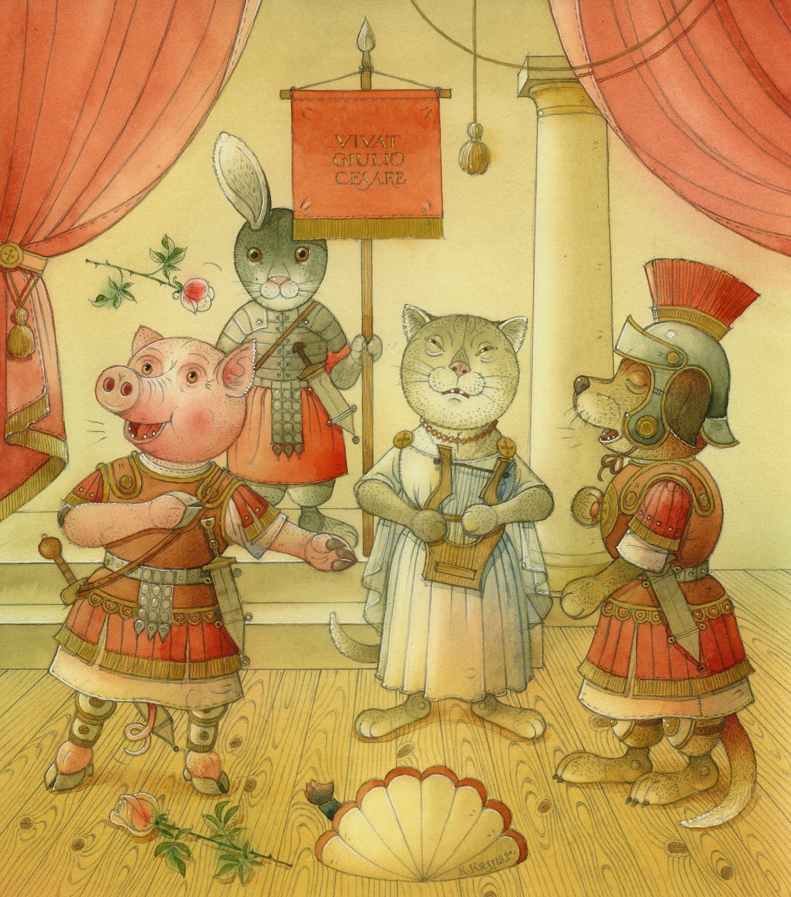 Opera Singers, 2006 (wc paperilla) tekijältä Kestutis Kasparavicius