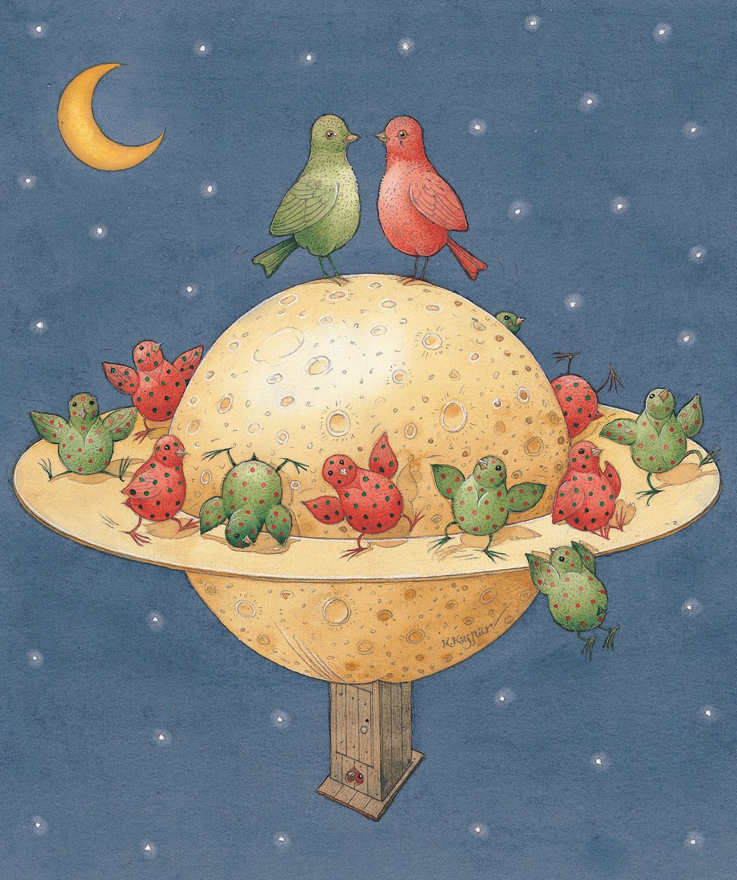 Planet, 2003 (wc paperilla) tekijältä Kestutis Kasparavicius
