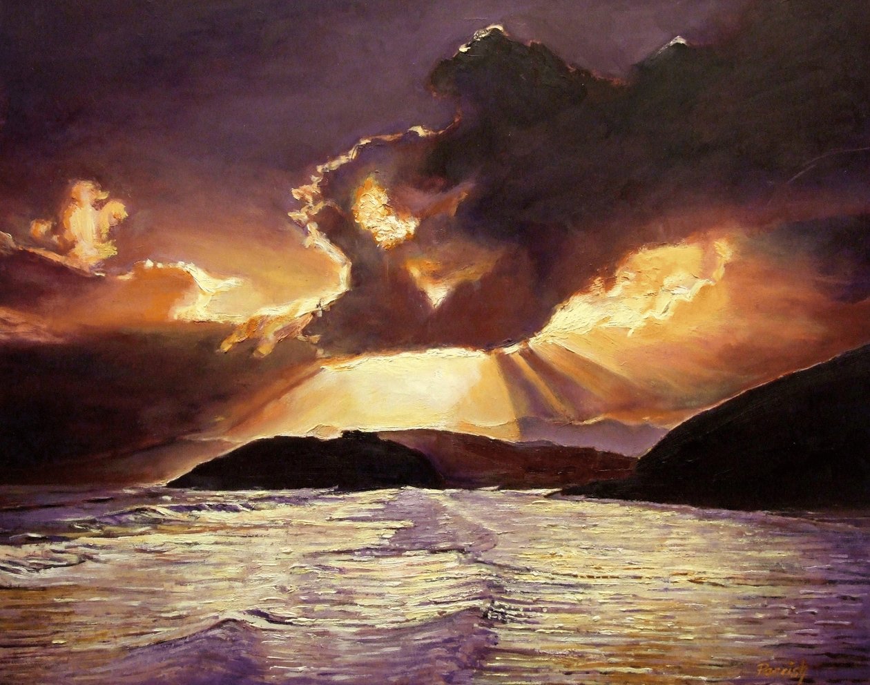 Here Comes the Storm, 2008 tekijältä Kevin Guild of Railway Artist Parrish