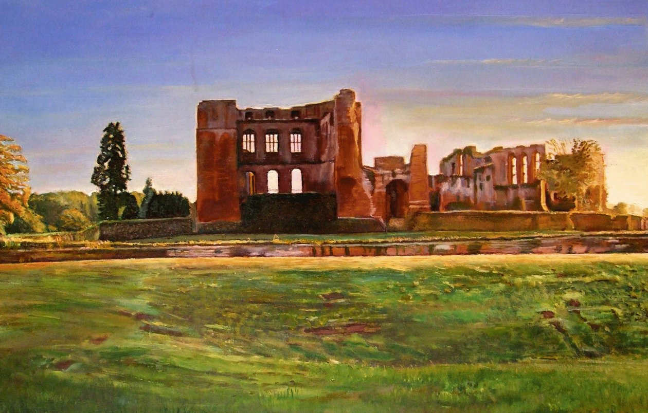 Kenilworth Castle Grandeur, 2008 tekijältä Kevin Guild of Railway Artist Parrish