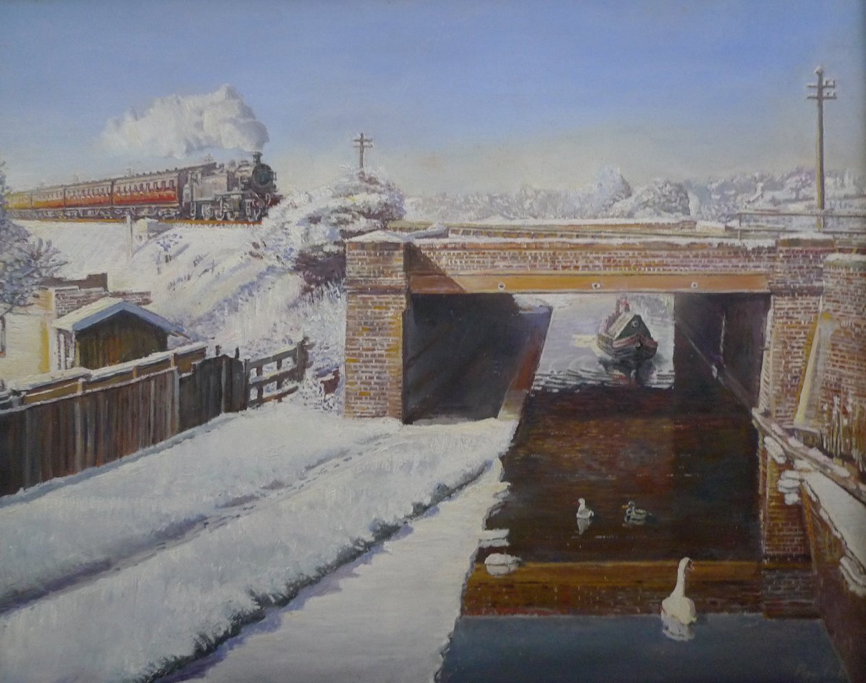 Koko Grand Union, 2008 tekijältä Kevin Guild of Railway Artist Parrish