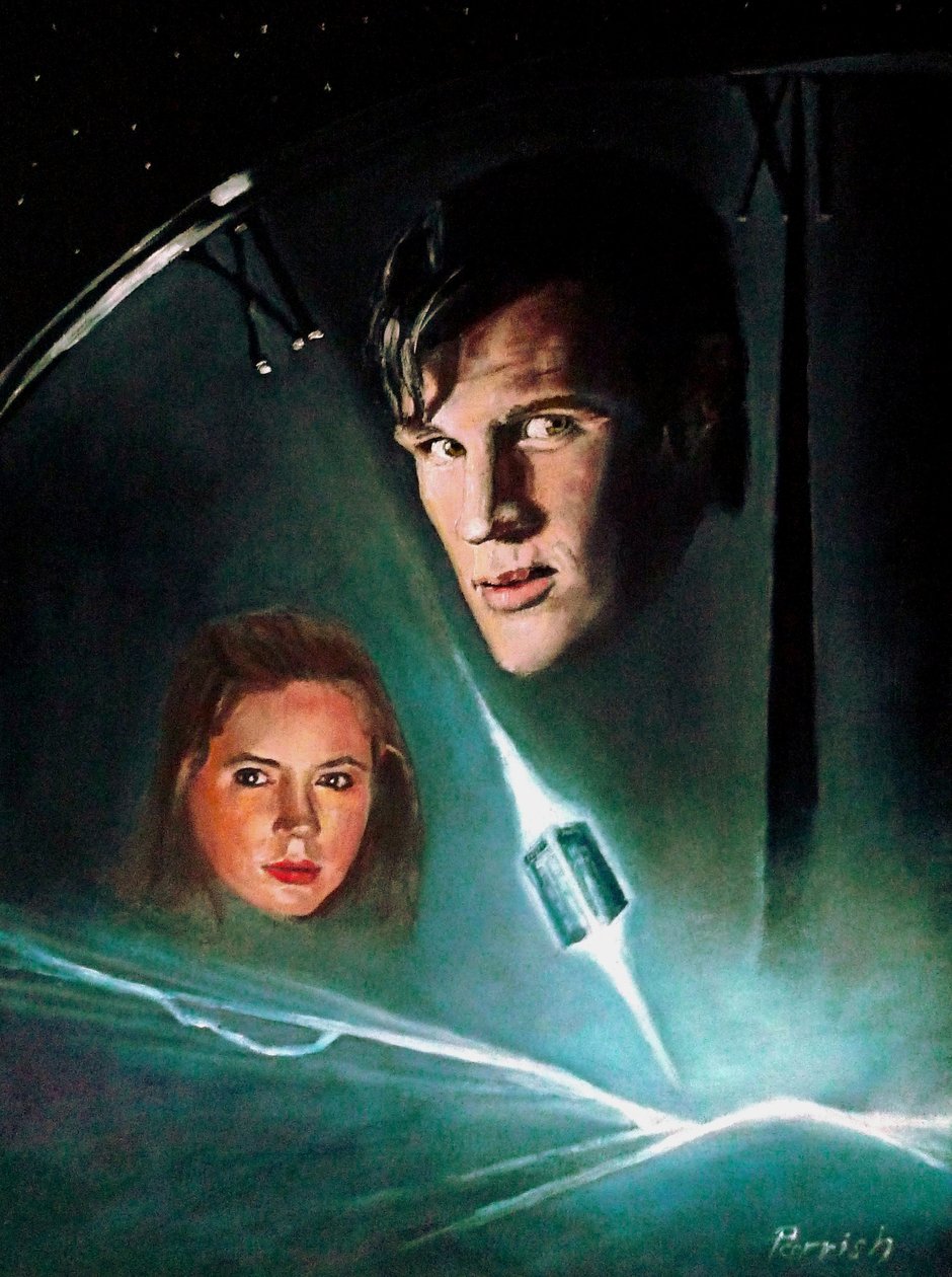 Numero yksitoista yksitoista (Doctor Who) (maalaus) tekijältä Kevin Parrish