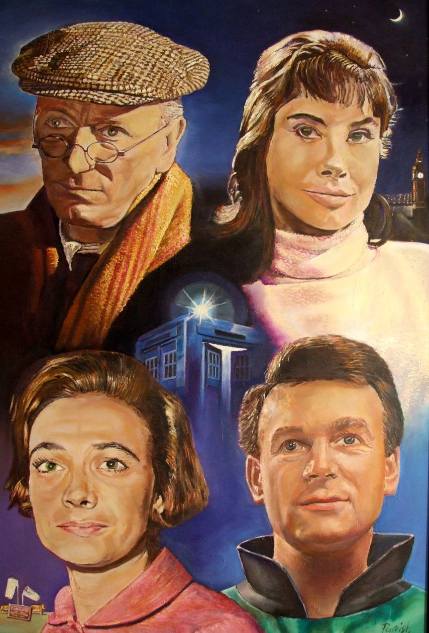 The Mythmaking Four (Dr Who), 2003 (maalaus) tekijältä Kevin Parrish