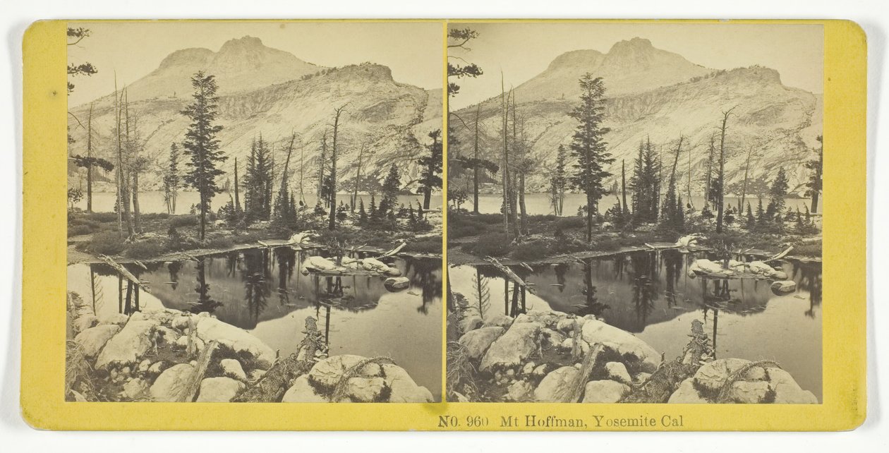 Mt. Hoffman, Yosemite, Cal., 185575. Tekijät: Kilburn Brothers, BW Kilburn. tekijältä Kilburn Brothers, BW Kilburn