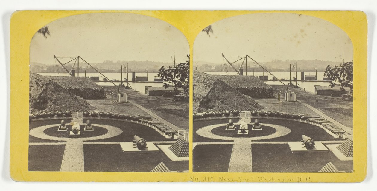 Navy Yard, Washington D.C., 185575. Tekijät: Kilburn Brothers, BW Kilburn. tekijältä Kilburn Brothers, BW Kilburn