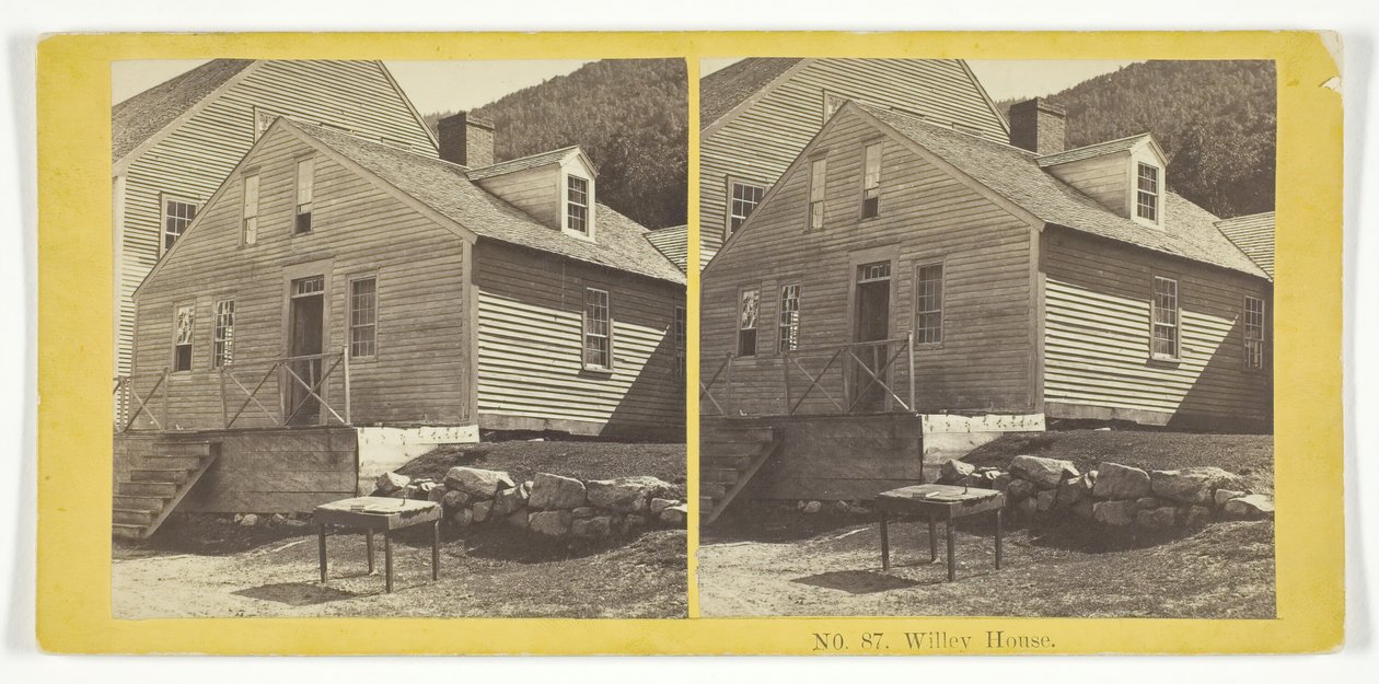 Willey House, 185575. Tekijät: Kilburn Brothers, BW Kilburn. tekijältä Kilburn Brothers, BW Kilburn