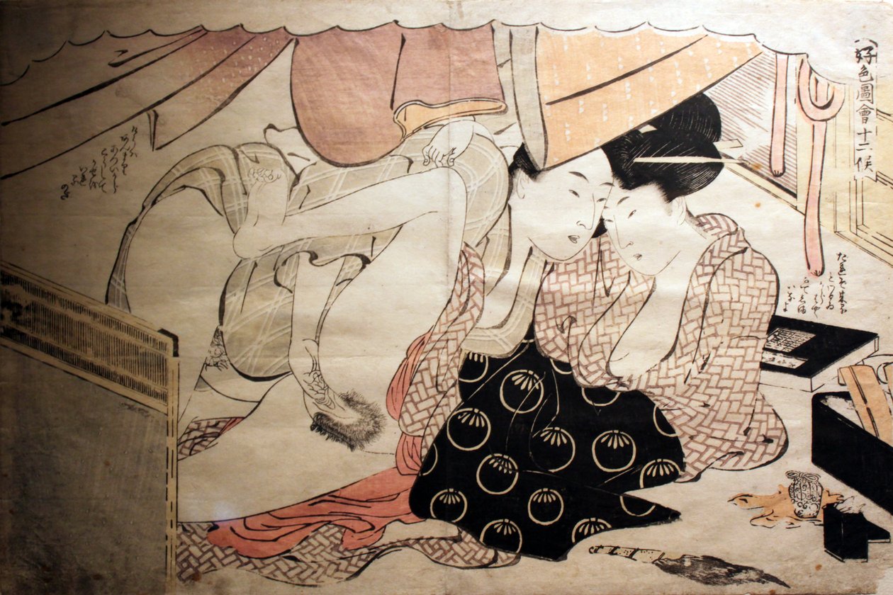Väri-Shunga, Utamaro tekijältä Kitagawa Utamaro