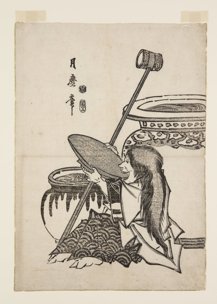 Shoujyou (värillinen puupainatus) tekijältä Kitagawa Tsukimaro
