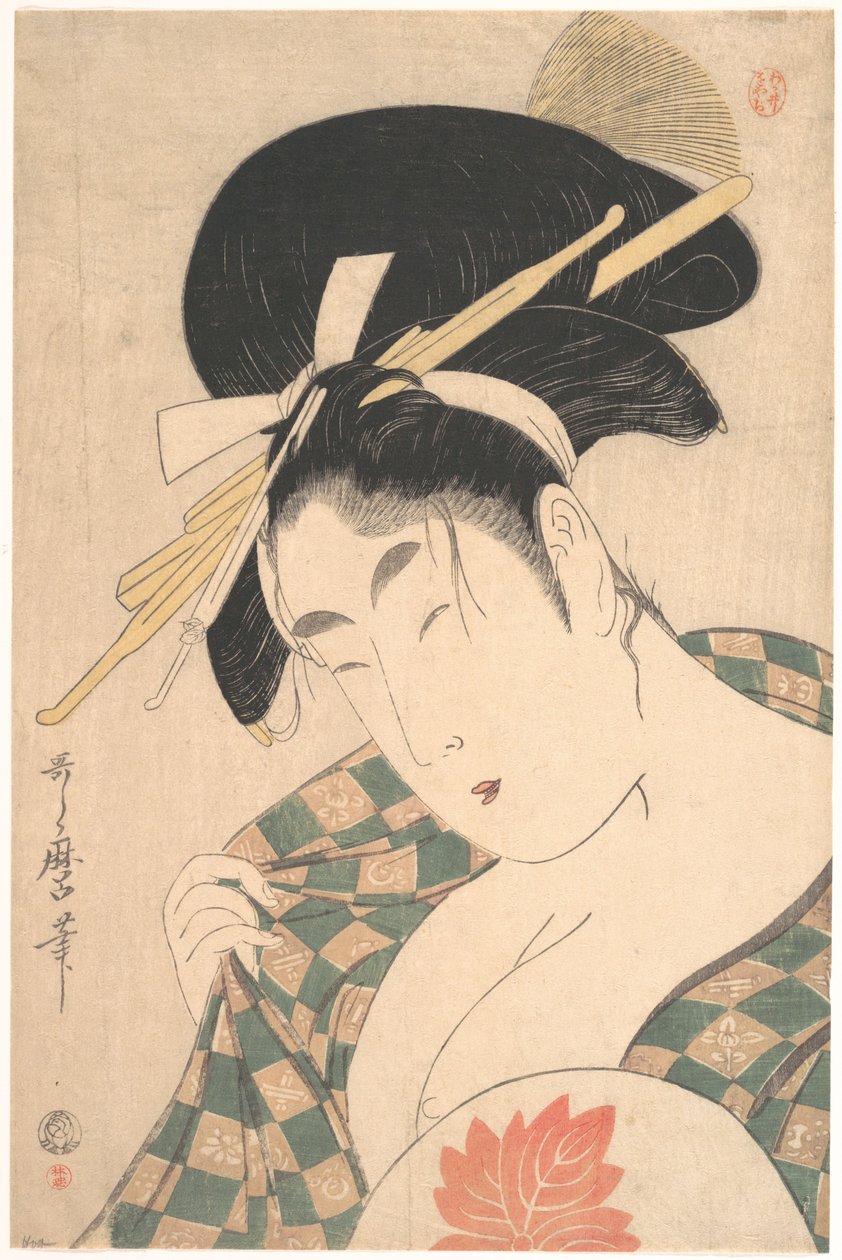 Kurtisaani tekijältä Kitagawa Utamaro