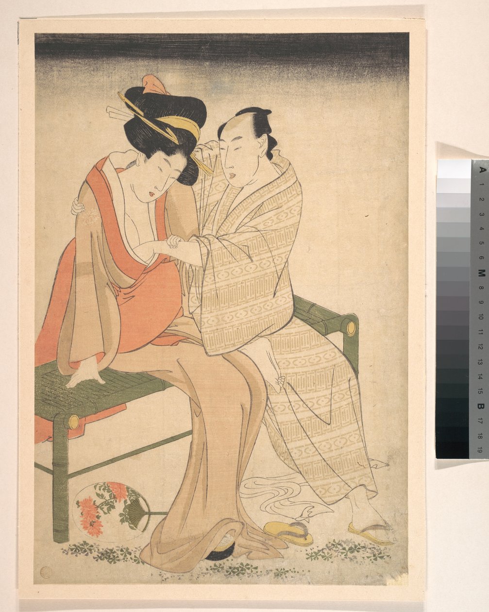 Rakastavaiset tekijältä Kitagawa Utamaro