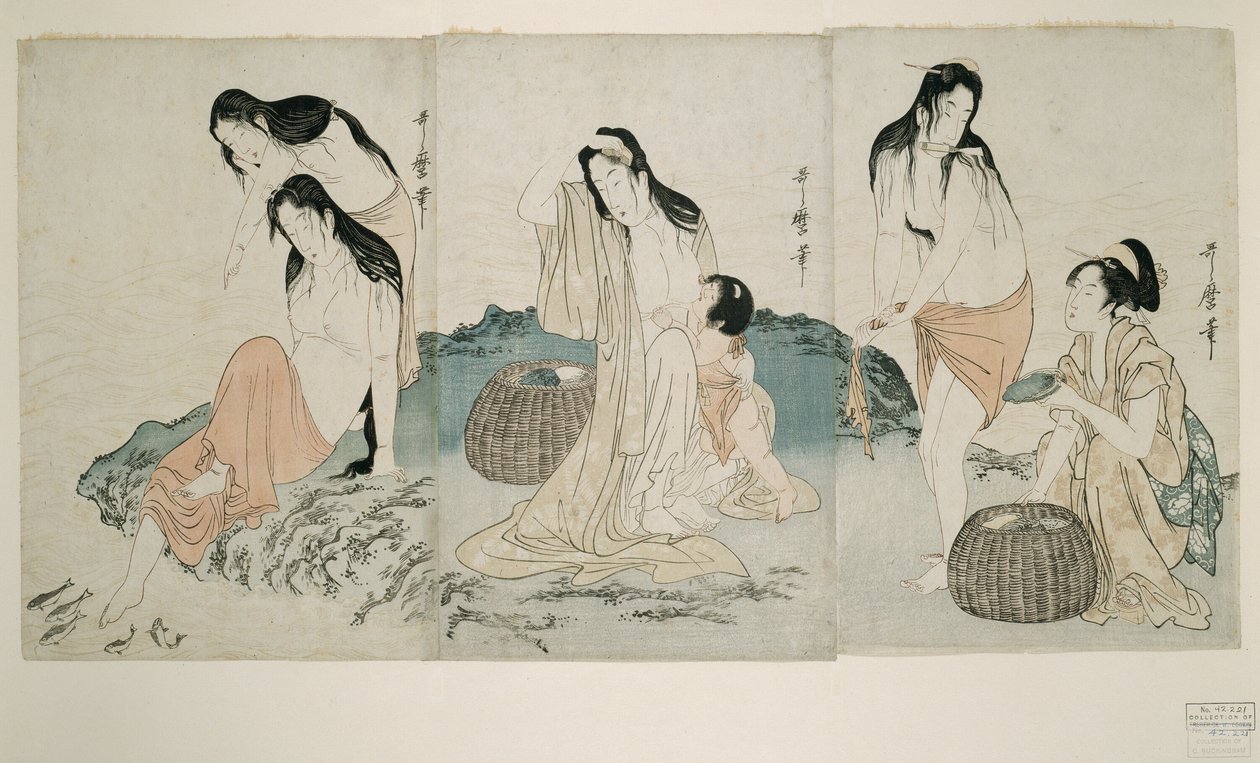 Abalone Divers tekijältä Kitagawa Utamaro