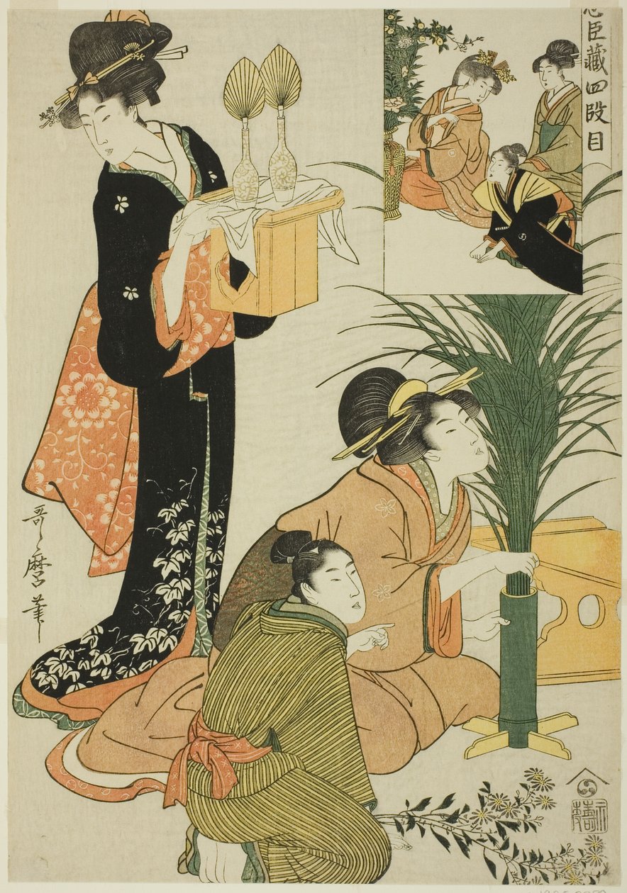 Act IV, valtiovarainministeriöltä tekijältä Kitagawa Utamaro