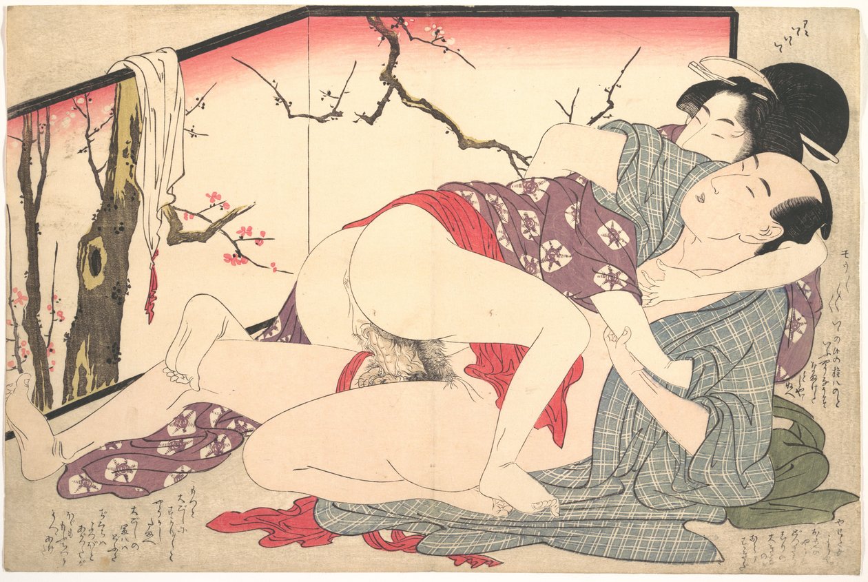 Eroottinen painokuva tekijältä Kitagawa Utamaro