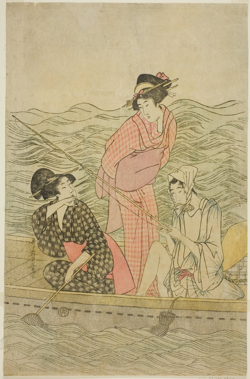 Kalastusretki tekijältä Kitagawa Utamaro