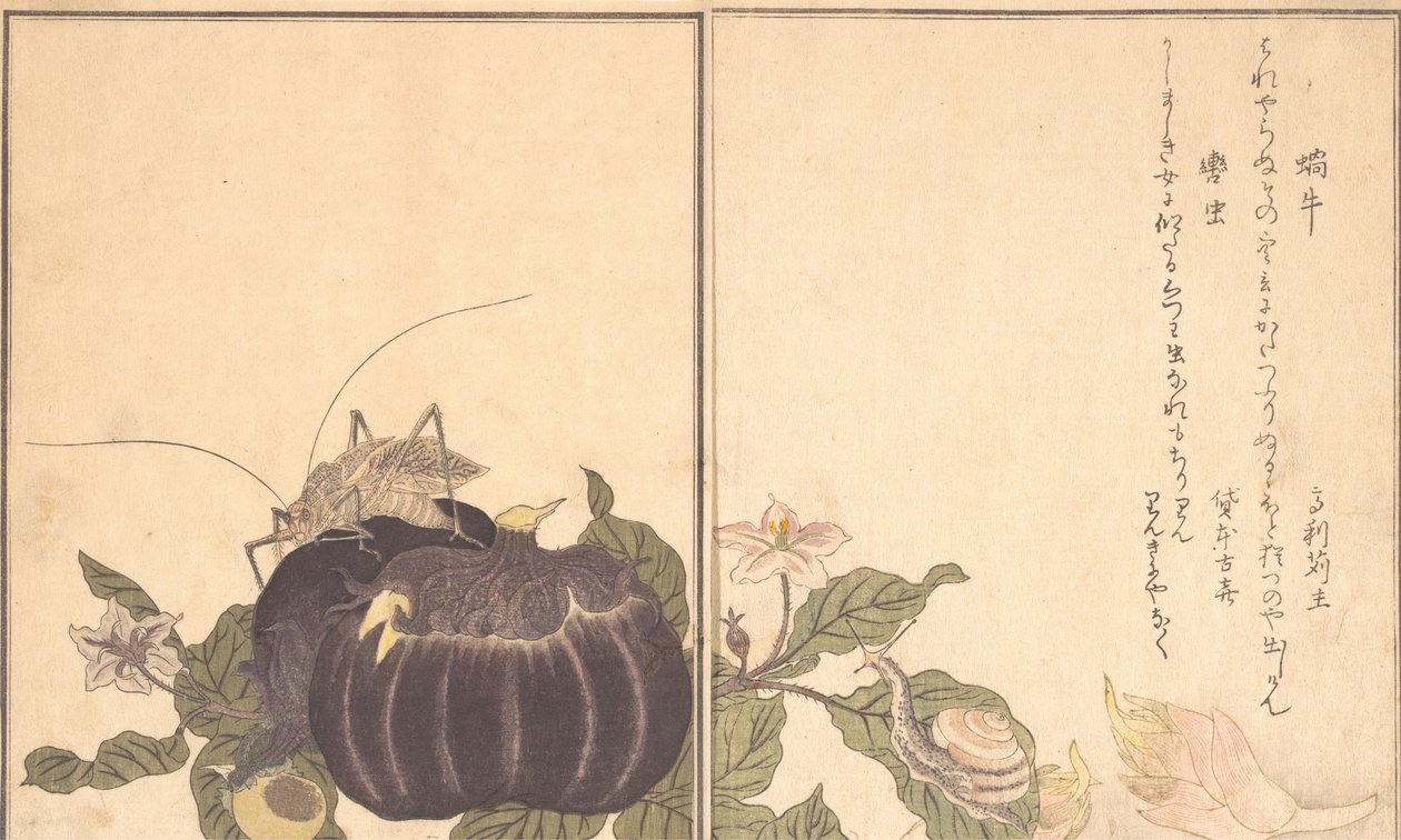 Etana tuulettimessa d S, etana laskussa. . . , 1788. tekijältä Kitagawa Utamaro