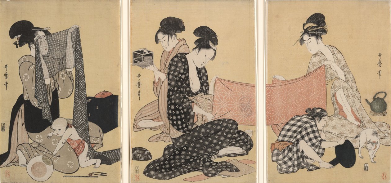 Käsityöt tekijältä Kitagawa Utamaro