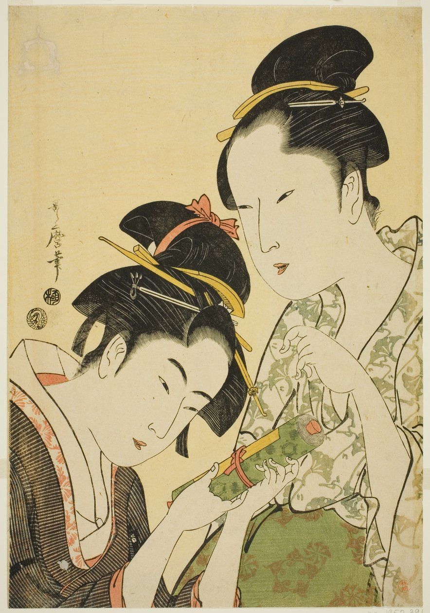 Heräsin suunnitelman d OFF-ajan mukaan tekijältä Kitagawa Utamaro