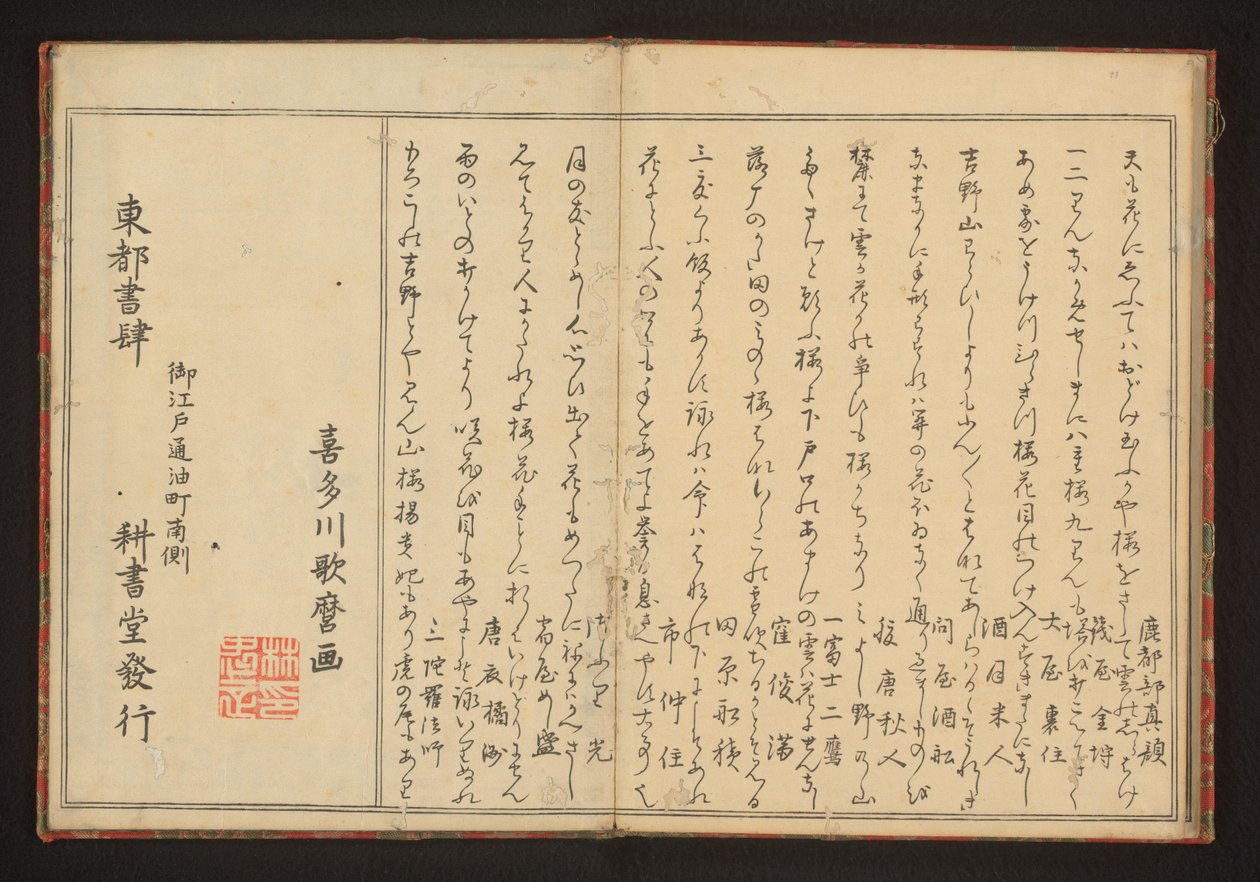 Runous tekijältä Kitagawa Utamaro