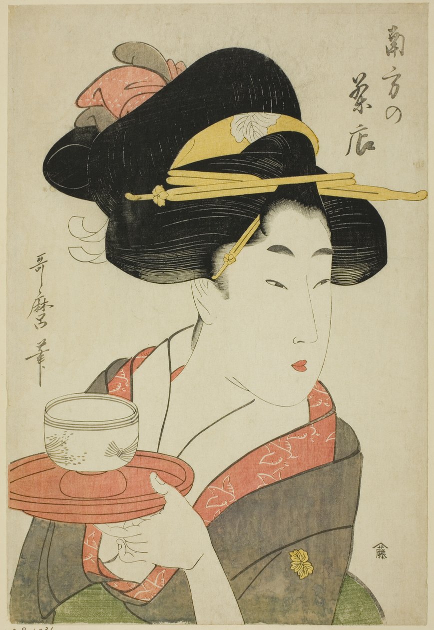 Casa de te del sud finlandesa tekijältä Kitagawa Utamaro