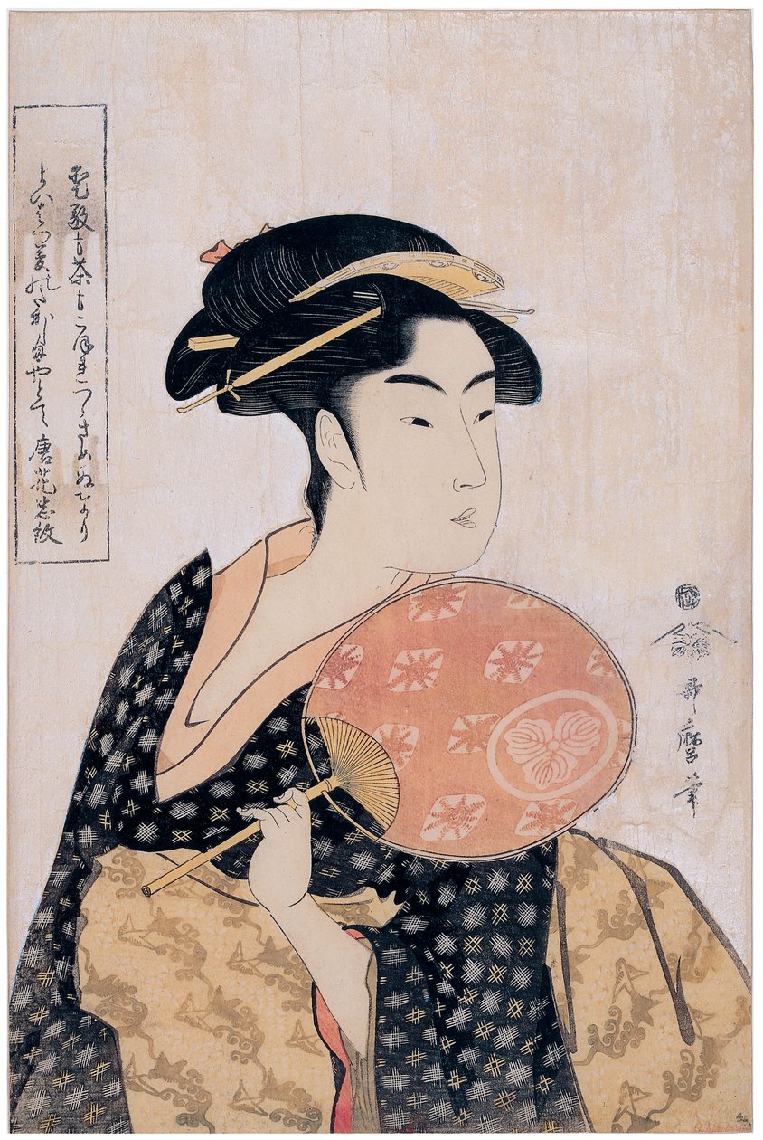 Takashima Oku Oku f Te Takashima Hands p, c. 1793 tekijältä Kitagawa Utamaro