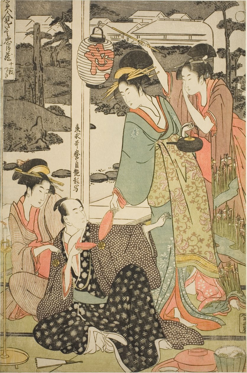 Te Chushingura D Rama Parodioi Farms Beauchie s tekijältä Kitagawa Utamaro