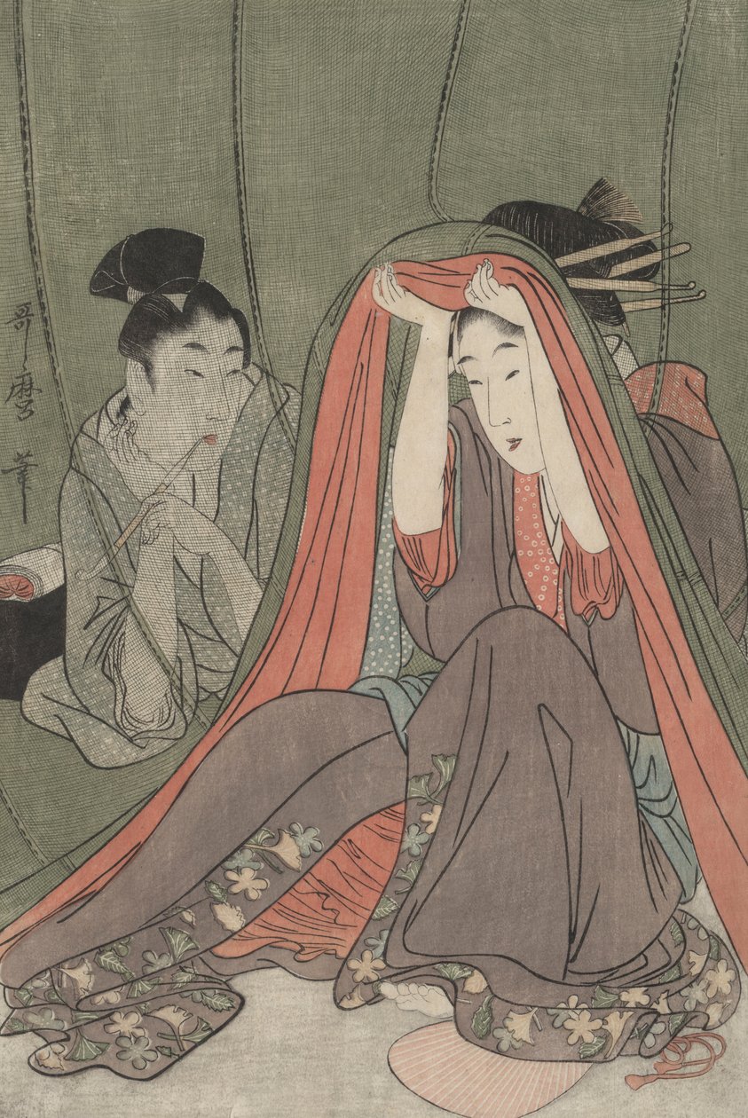 Hyttysverkko tekijältä Kitagawa Utamaro