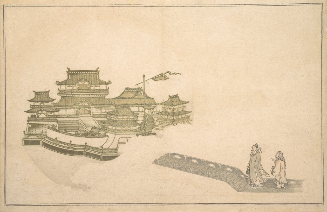 Palace in the Moon, 8. kuukausi, 1789. tekijältä Kitagawa Utamaro