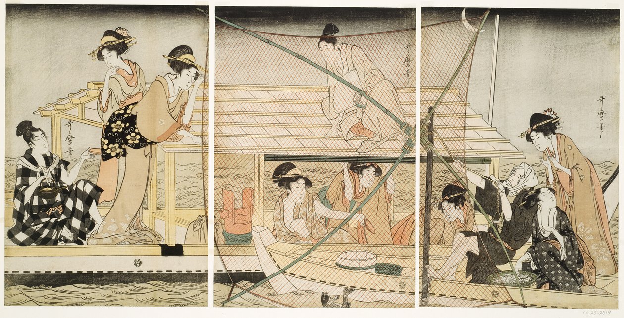 Scoop-Net tekijältä Kitagawa Utamaro