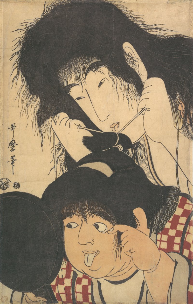 Yamauba Draft Quintaro, vai mitä? 1795. tekijältä Kitagawa Utamaro