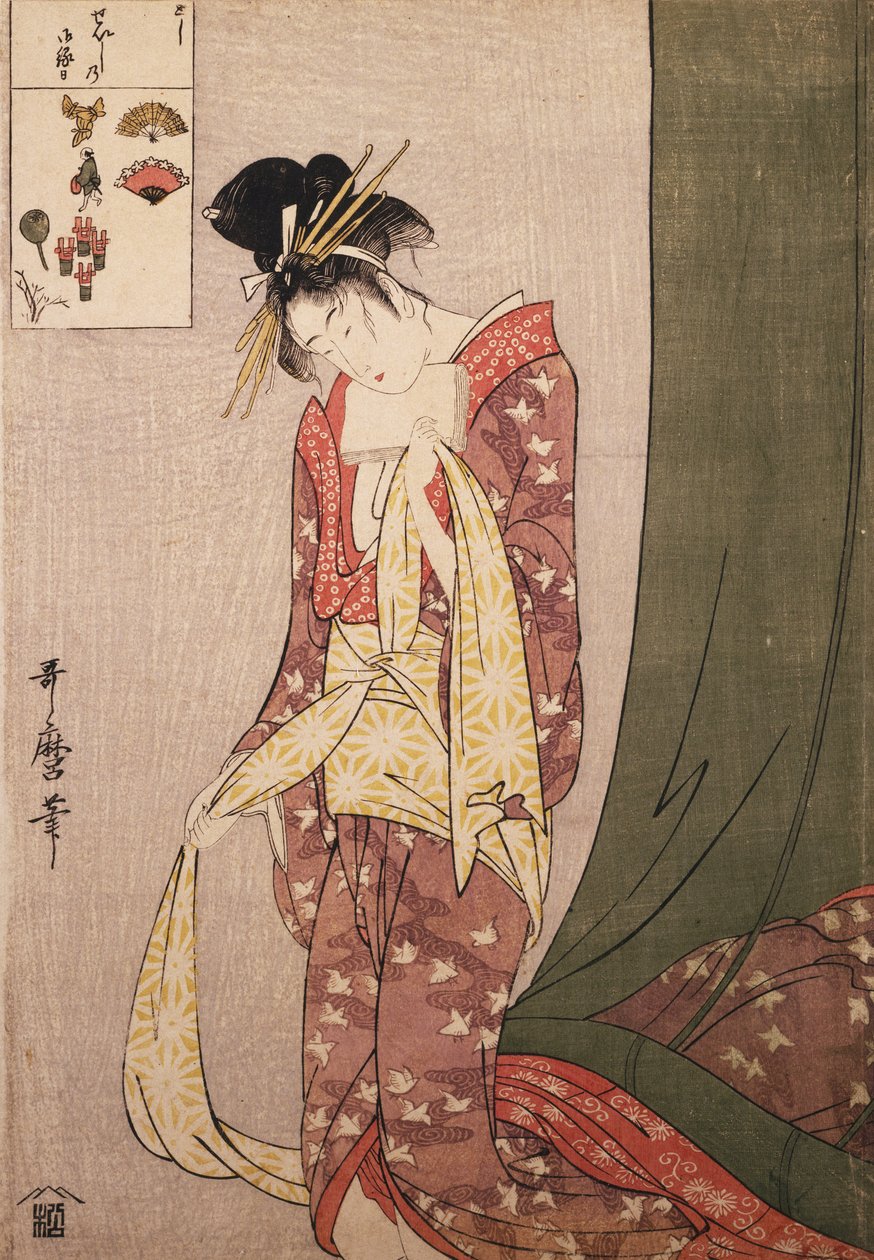 Ogiya Hanaogi tekijältä Kitagawa Utamaro