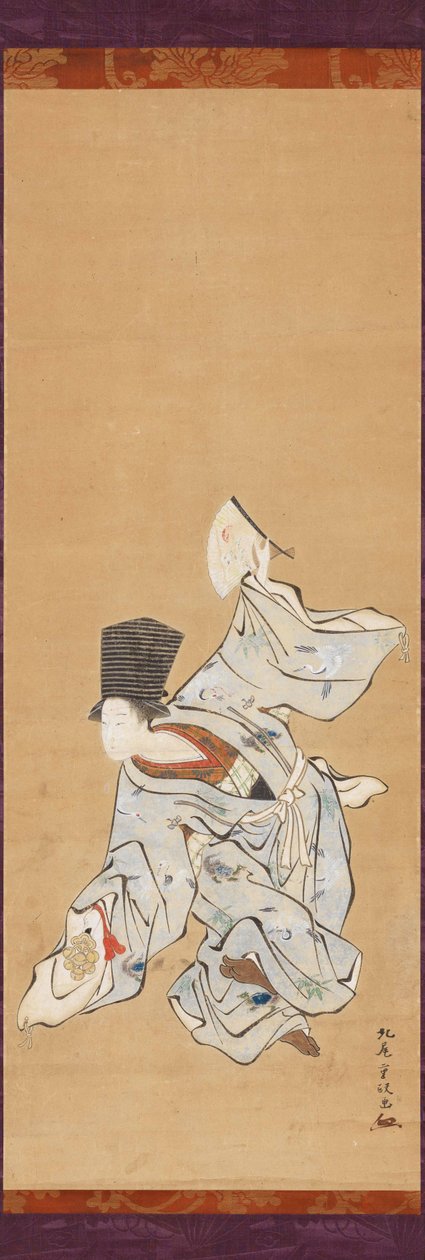 Sanbasō Tänzer tekijältä Kitao Shigemasa