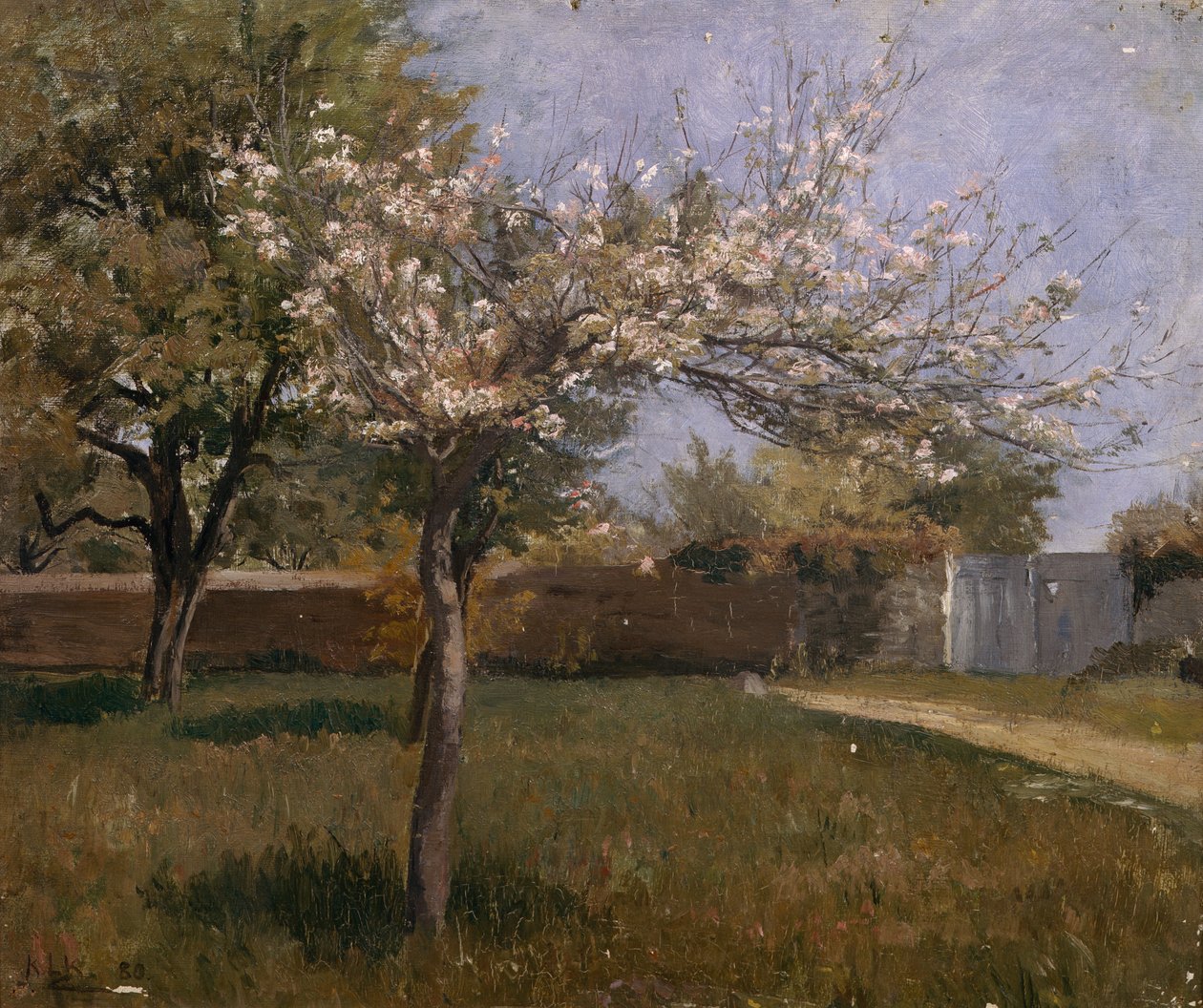 Ei otsikkoa kirjoitettu dias (maalaus) tekijältä Kitty Lange Kielland