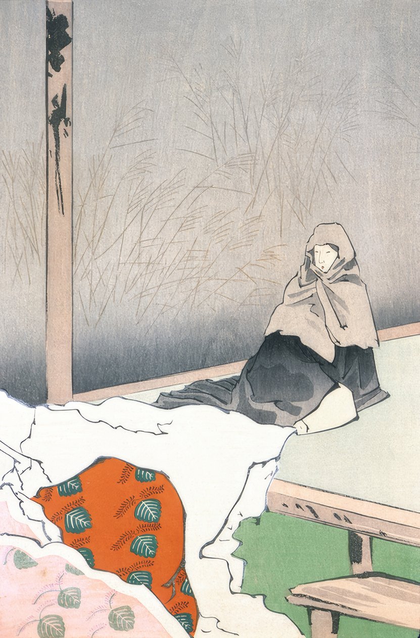Die Tänzerin Hotoke Gozen bei Gioji tekijältä Kiyochika Kobayashi