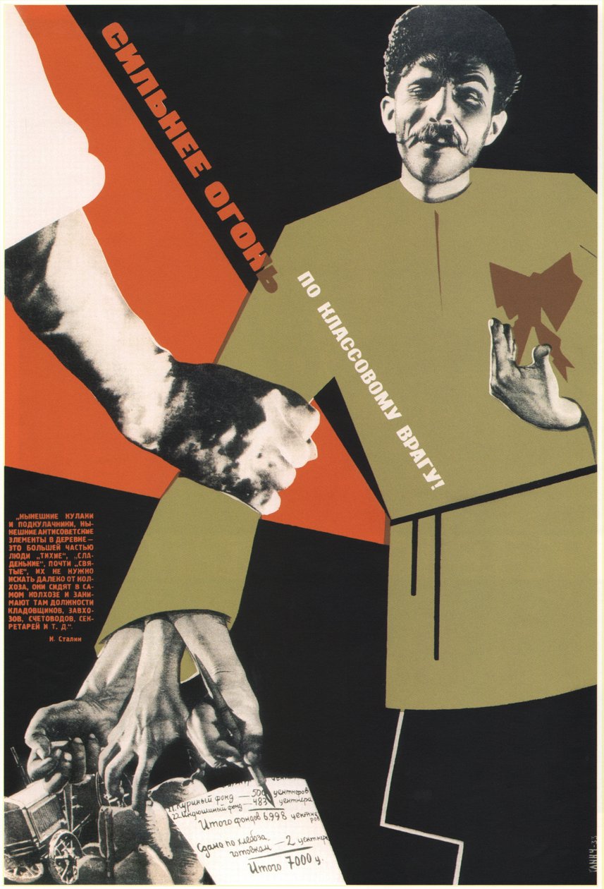 Lisää tulta luokkaviholliseen!, 1933 tekijältä Klinch