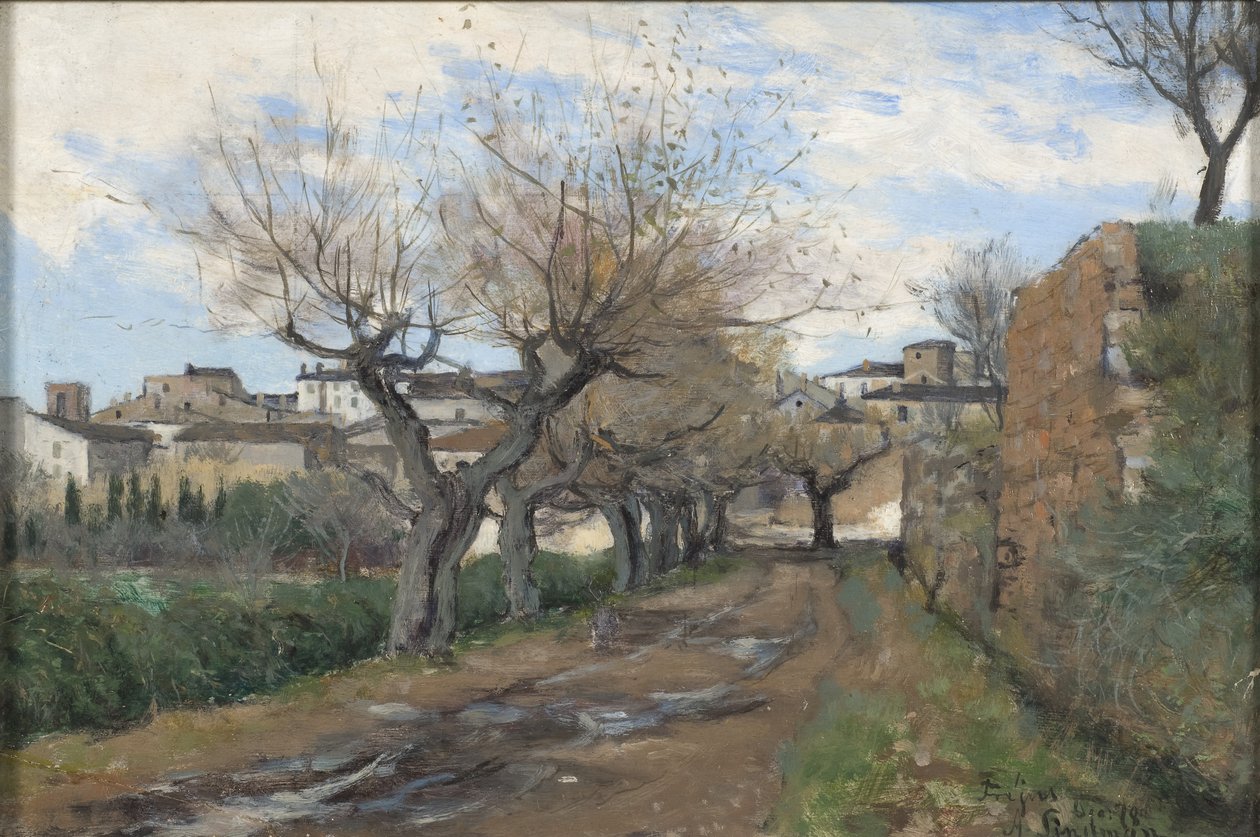 Katu Frejusissa, 1878 tekijältä Knut Axel Lindman