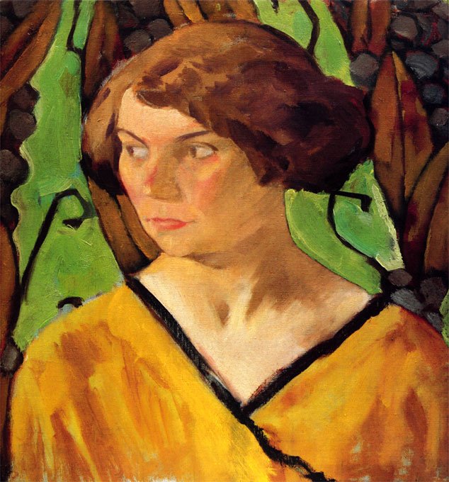  Tytön muotokuva tekijältä Koloman Moser
