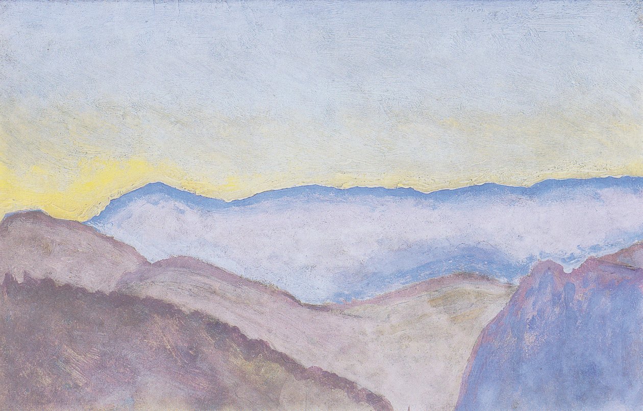 Semmeringlandschaft mit Blick zur Rax tekijältä Koloman Moser
