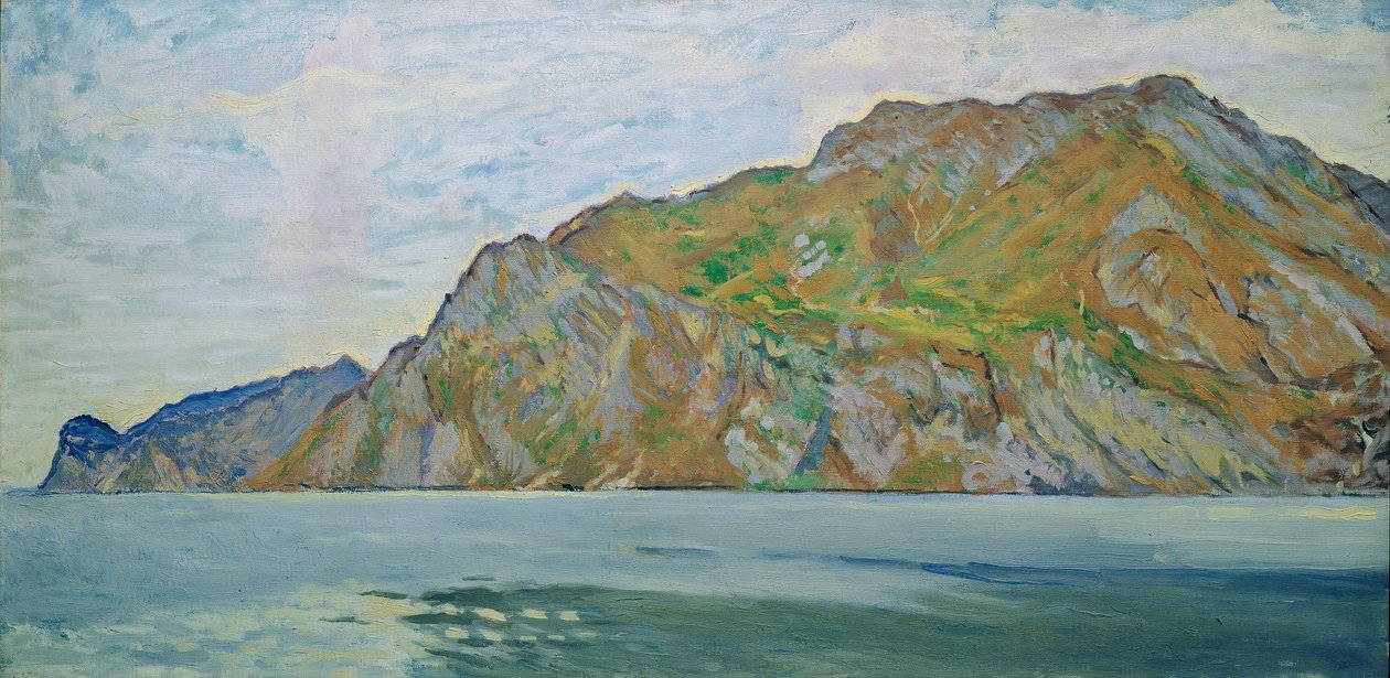 Vista des de Torbole a la riba occidental del llac de Garda finlandès tekijältä Koloman Moser