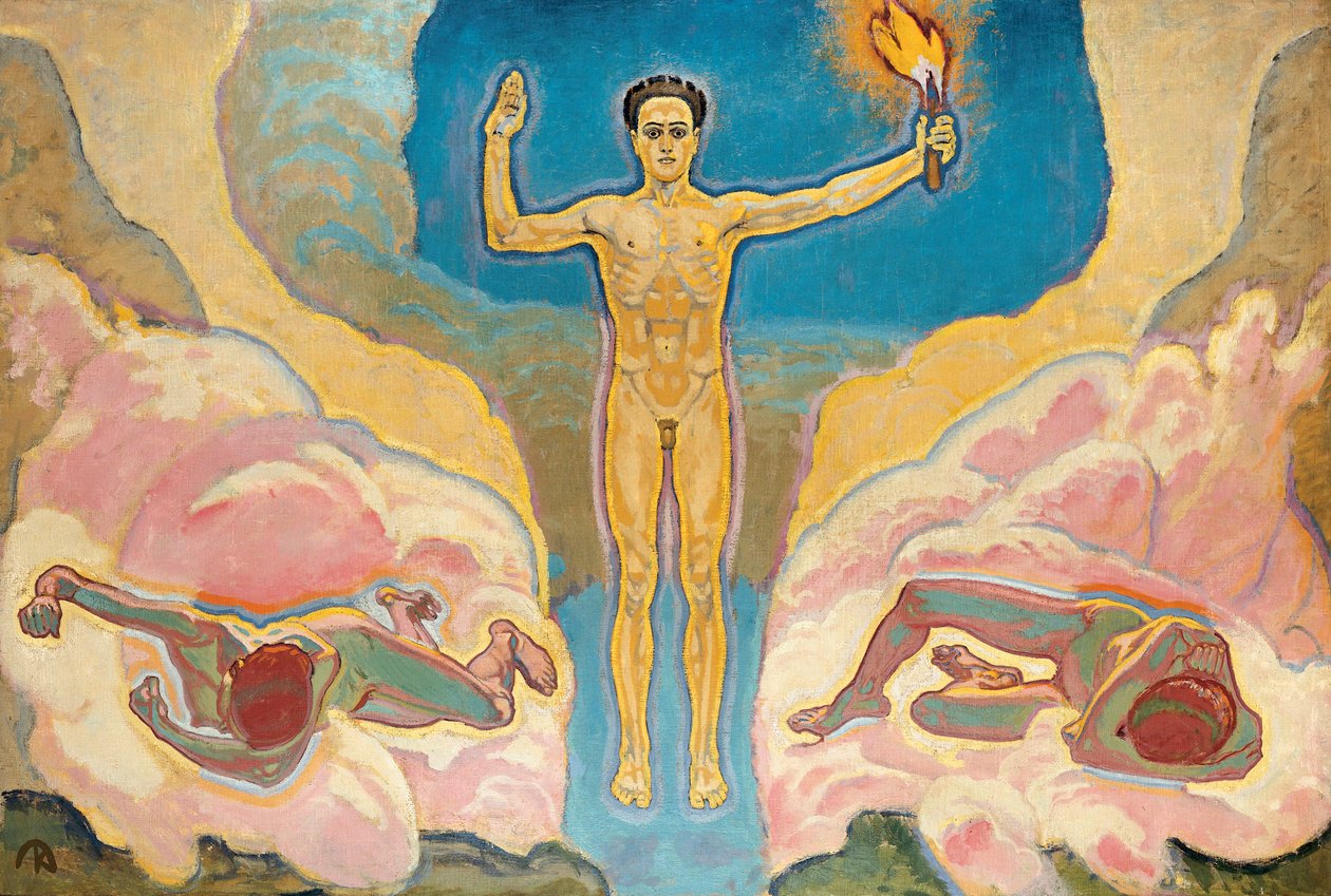 Das Licht - Valo ... (öljy kankaalle) tekijältä Koloman Moser