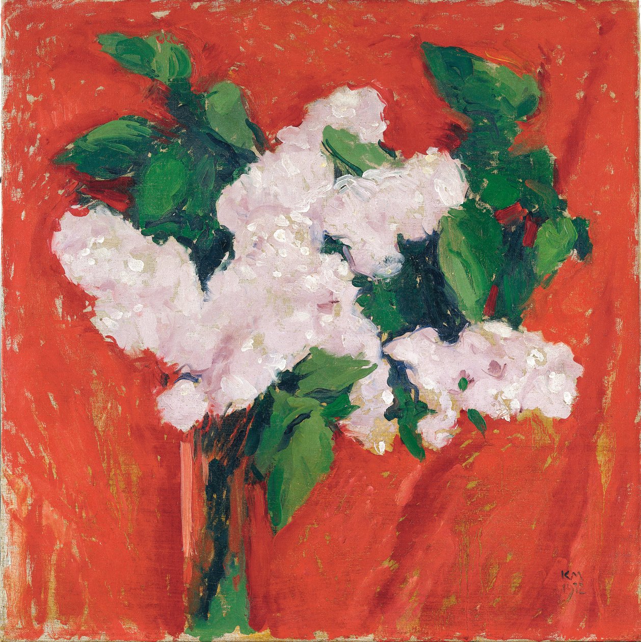 Flieder - Lilac ... (öljy kankaalle) tekijältä Koloman Moser