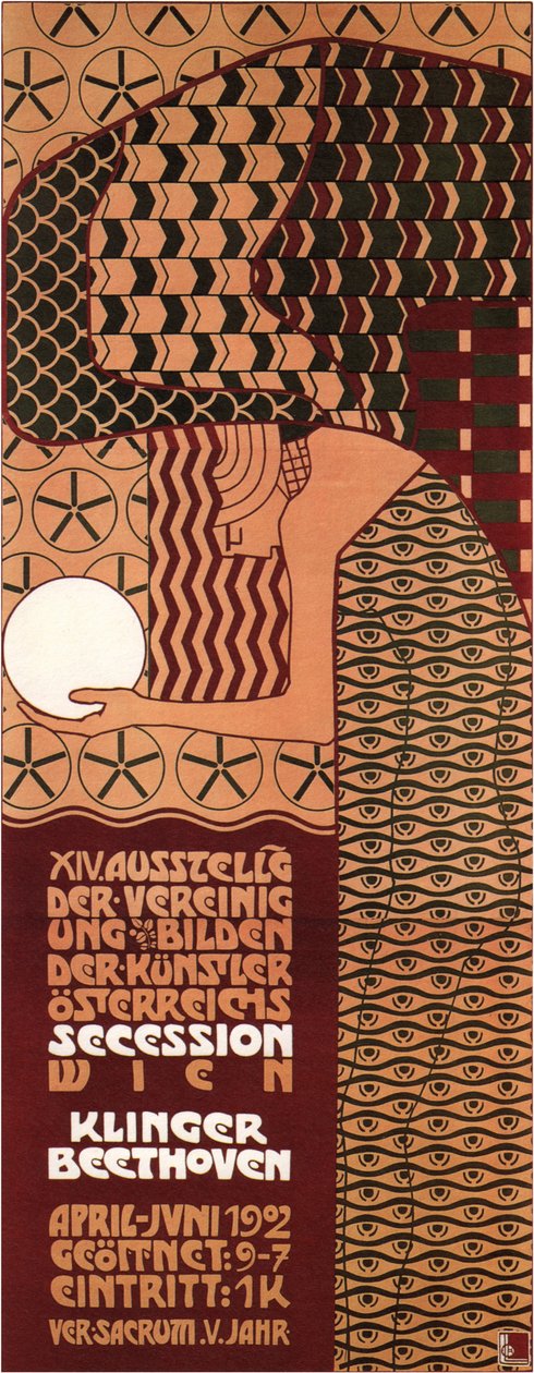 Wienin Secession-näyttelyn juliste, 1902 tekijältä Koloman Moser