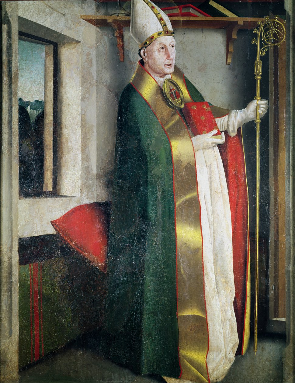 Pyhä Augustinus (354-430) noin 1435. tekijältä Konrad Witz